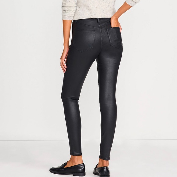 NWT!! Women's High Rise Coated Denim Skinny Jeans - Picture 3 of 10